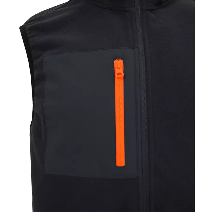 Ocean Outdoor fleecevest, Sort, large image number 2