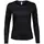 Tee Jay's Interlock long-sleeved women’s shirt, Black, Black, swatch