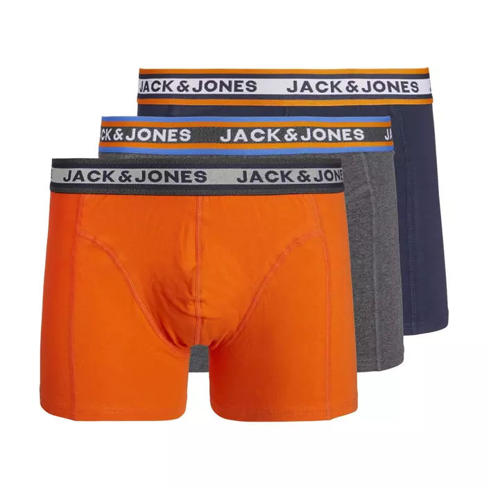 Jack & Jones JACMYLE 3-pak boxershorts, Navy Blazer/DGM/Exuberance, large image number 0