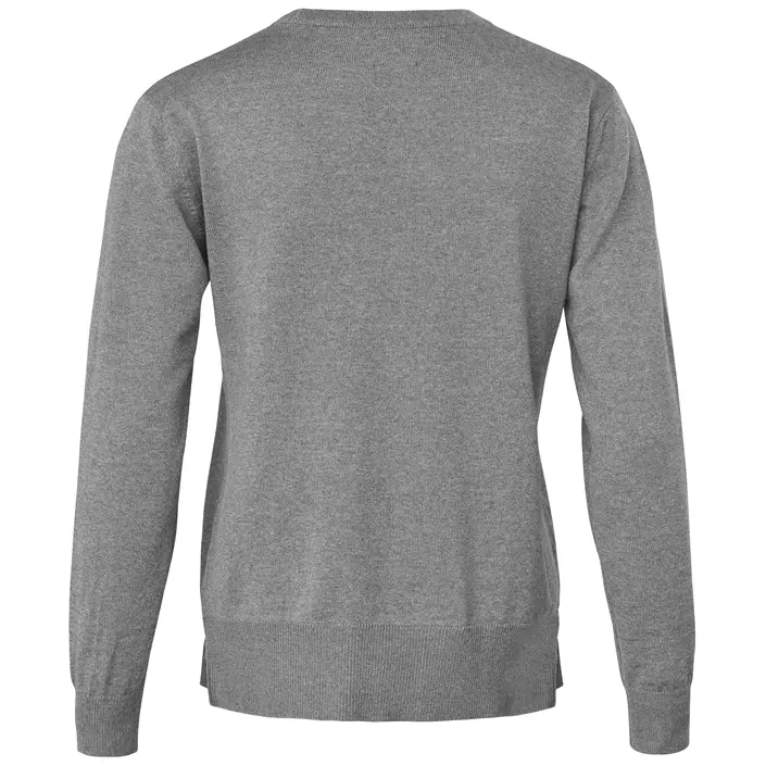 Nimbus Beaufort stickad tröja med merinoull dam, Grey melange, large image number 1
