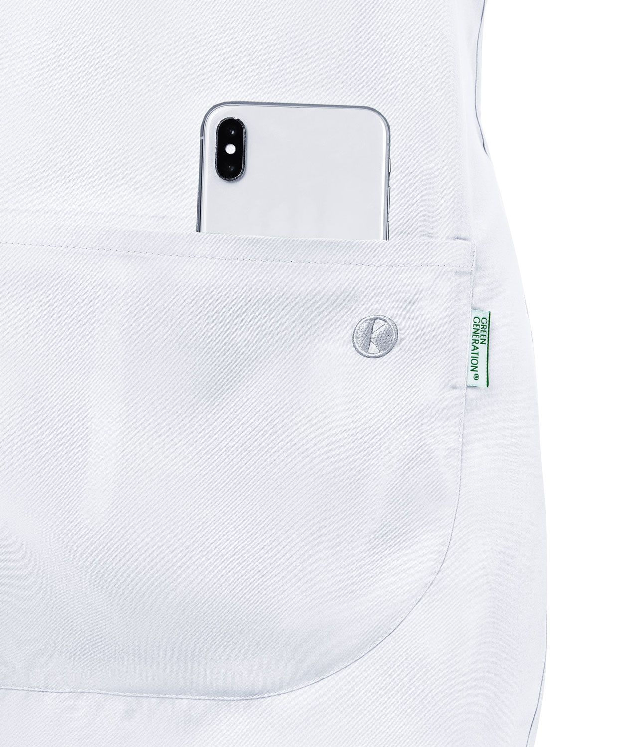 Karlowsky Essential sandwich apron, White, large image number 3