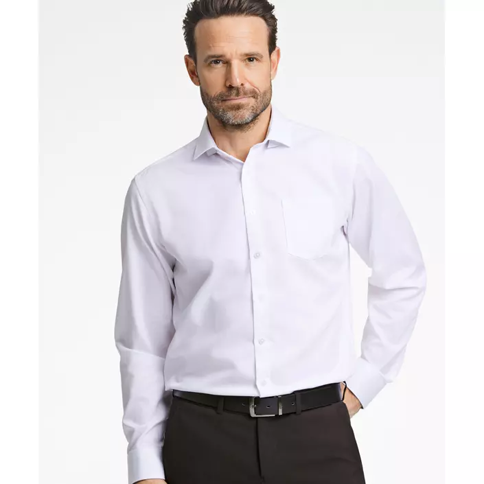 JACK'S Structure Regular fit skjorta, White, large image number 6