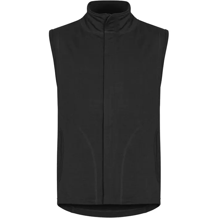Tranemo FR vest with merino wool, Black, large image number 0