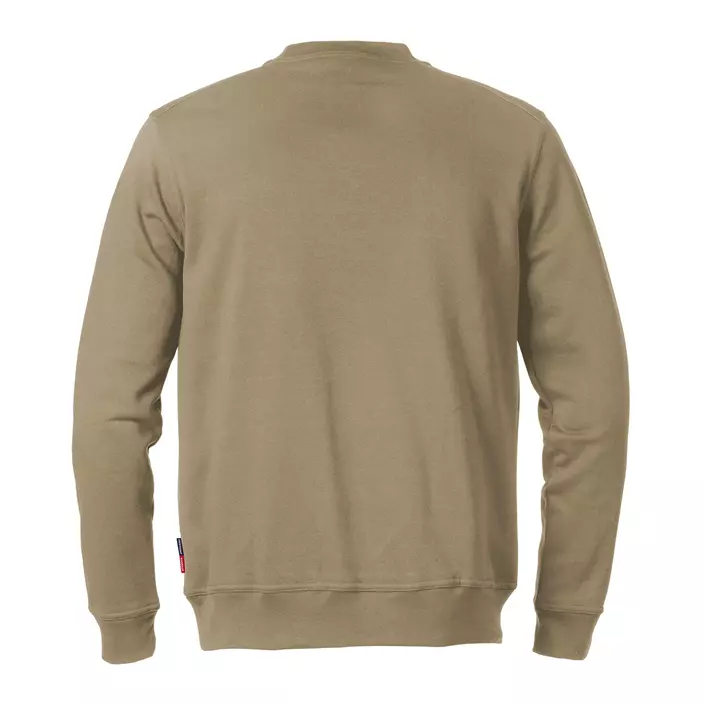 Kansas Match sweatshirt / arbejdstrøje, Khaki, large image number 1