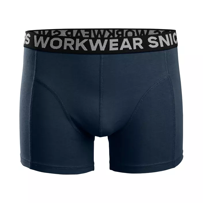 Snickers 2-pak Boxershorts, Navy/Khaki Green, large image number 1