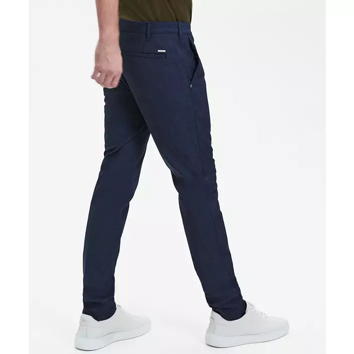Sunwill Extreme Flexibility Slim fit trousers, Navy, large image number 3