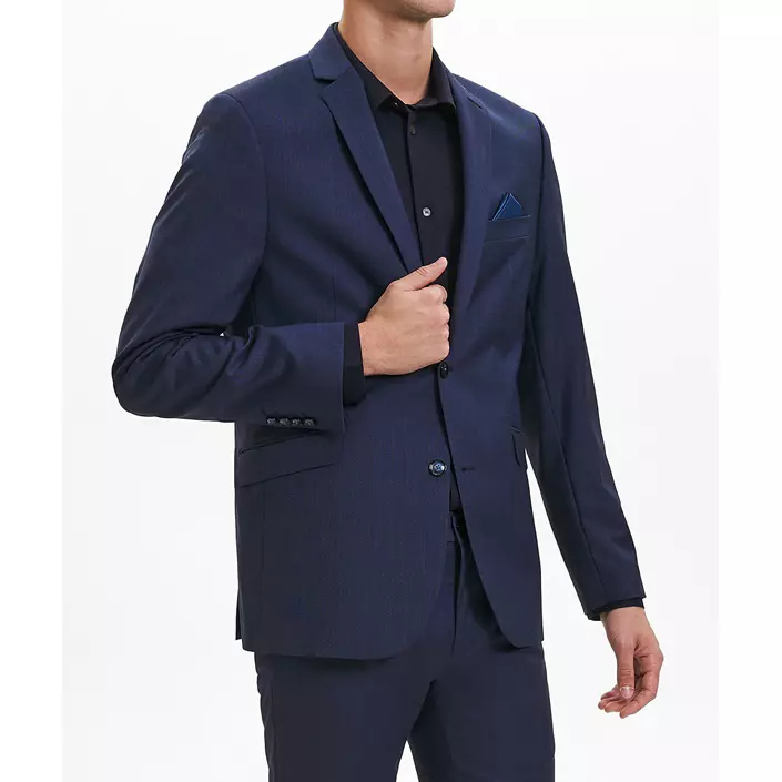 Sunwill Super 130 Modern fit wool blazer, Dark Blue, large image number 1