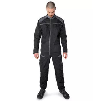 Fristads coverall 8555, Black/Grey