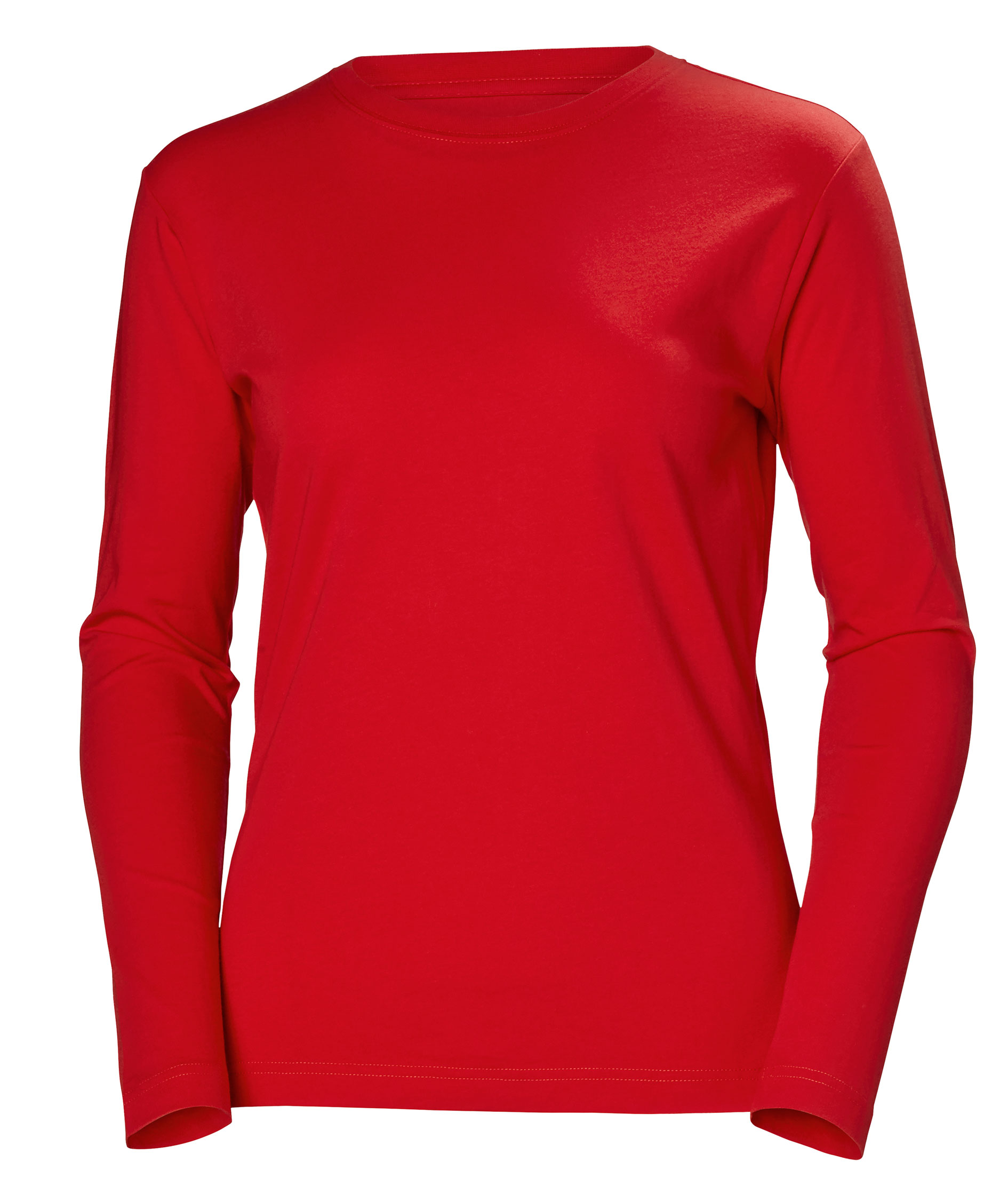 Helly Hansen Classic long-sleeved women's T-shirt, Alert red