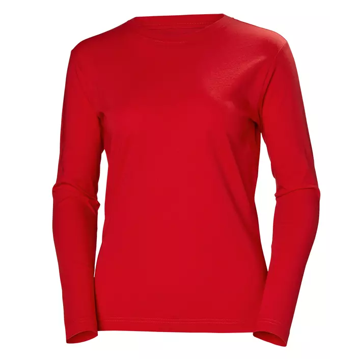 Helly Hansen Classic langærmet dame T-shirt, Alert red, large image number 0