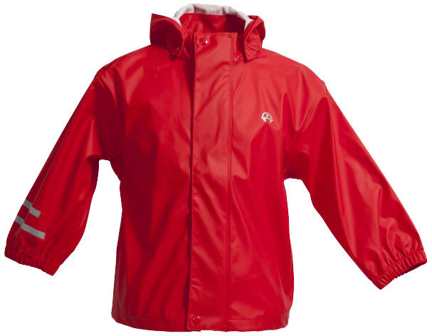 ELKA Elements PU kids rain set, Red, large image number 2