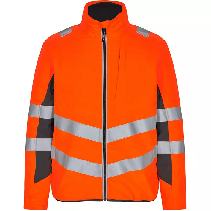 Engel Safety vattert jakke, Hi-Vis oransje/Grå, large image number 0
