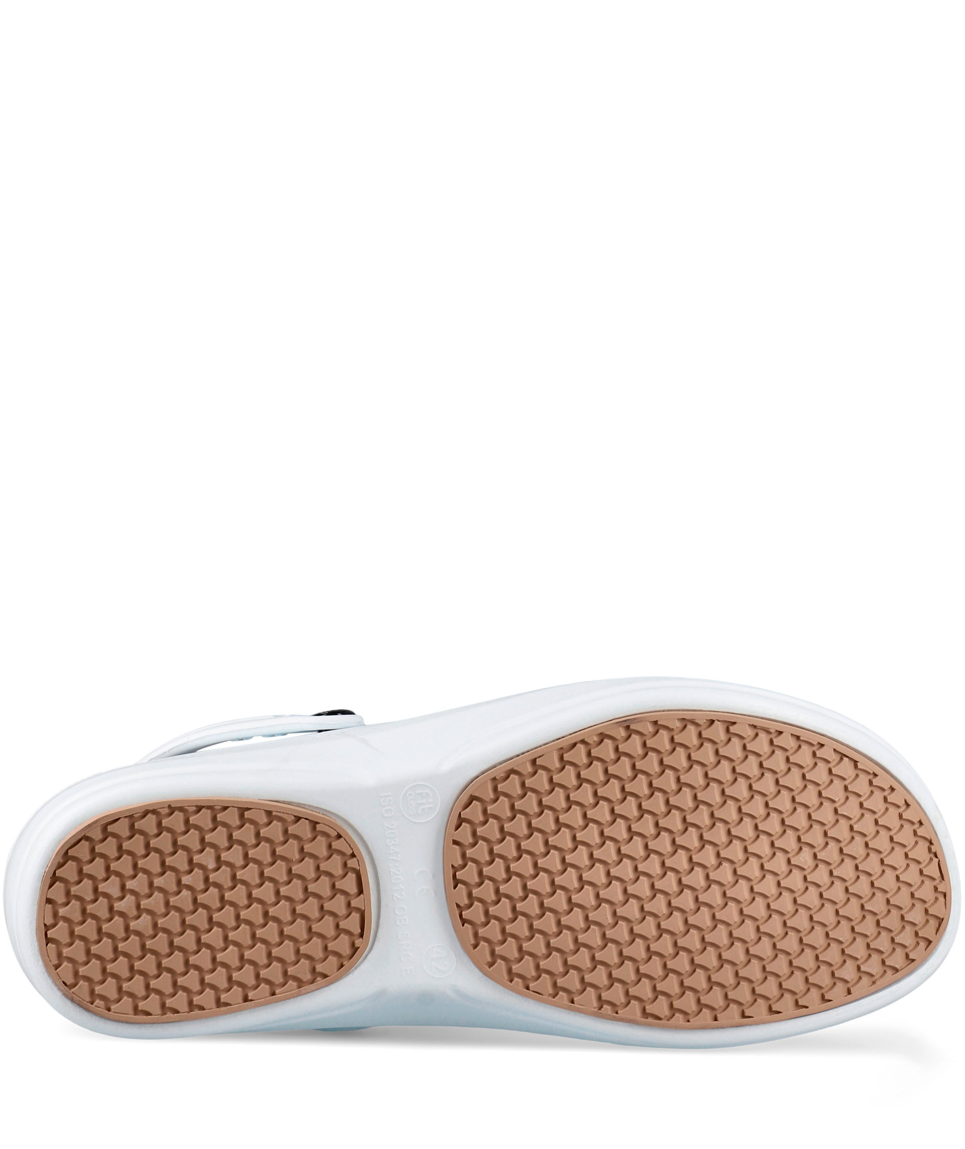 Sika FitClog with heel strap OB, White, large image number 3