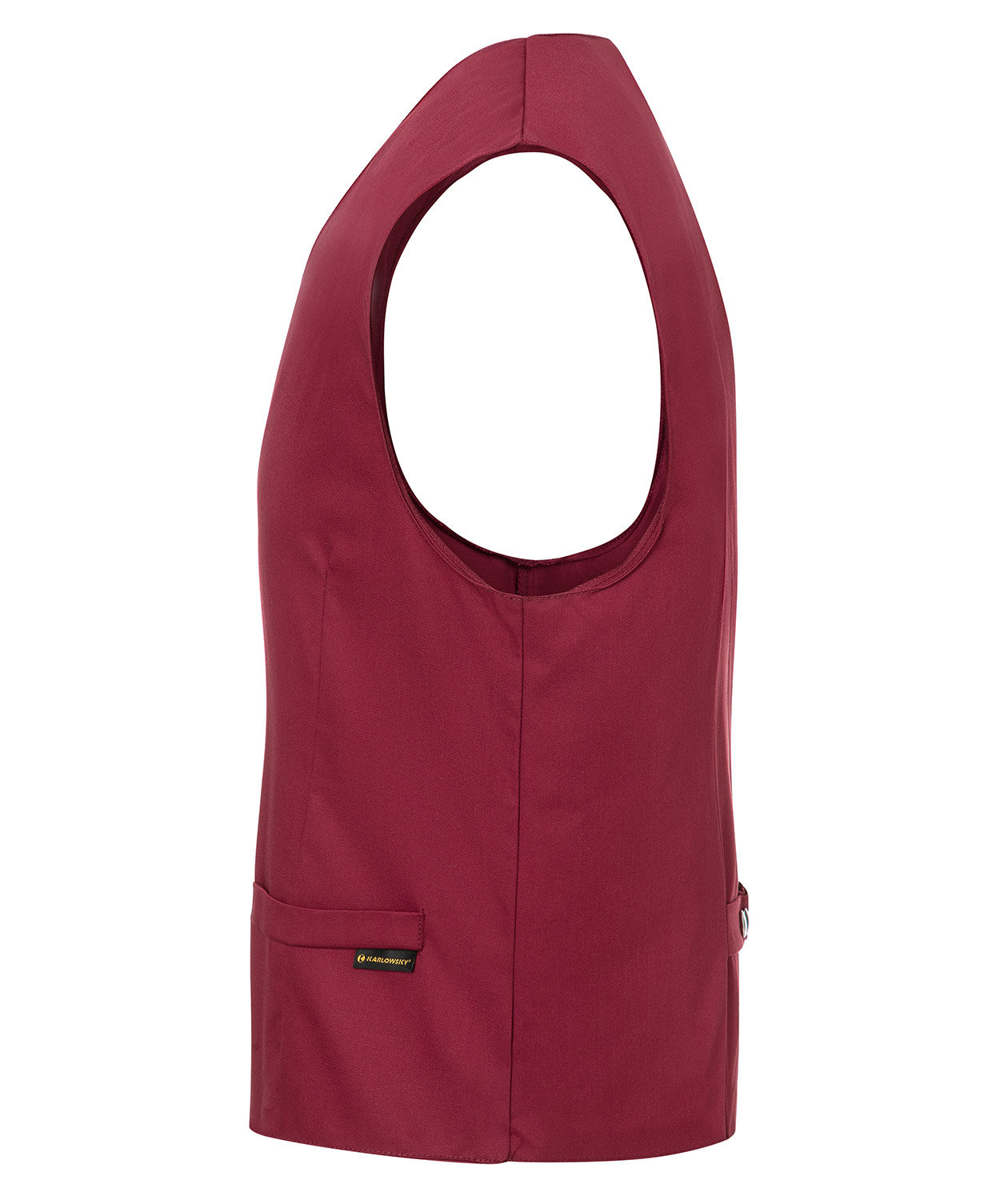 Karlowsky Kai server waistcoat, Bordeaux, large image number 3