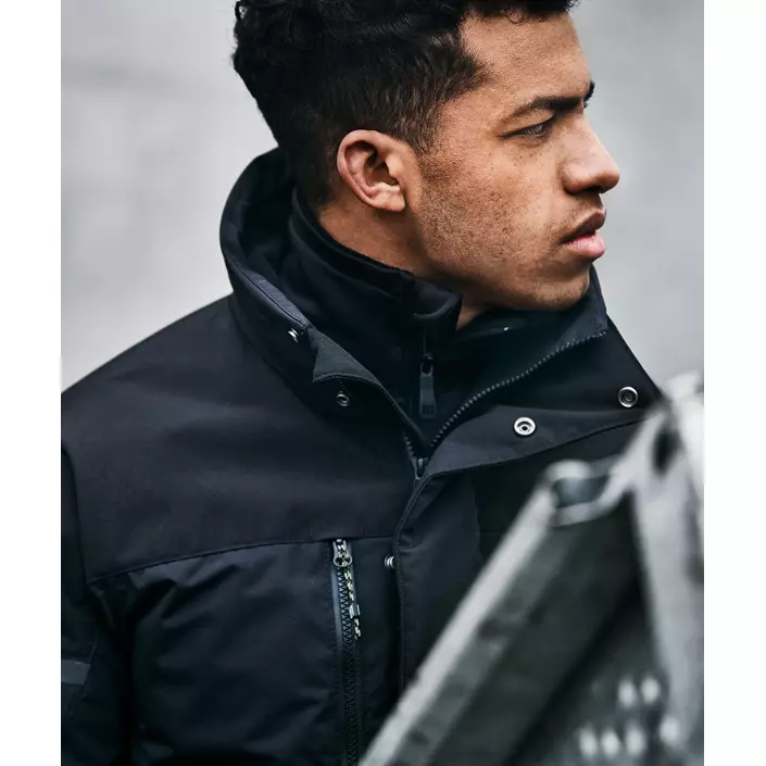 Snickers AllroundWork vinterjakke 1106, Black/Black, large image number 5