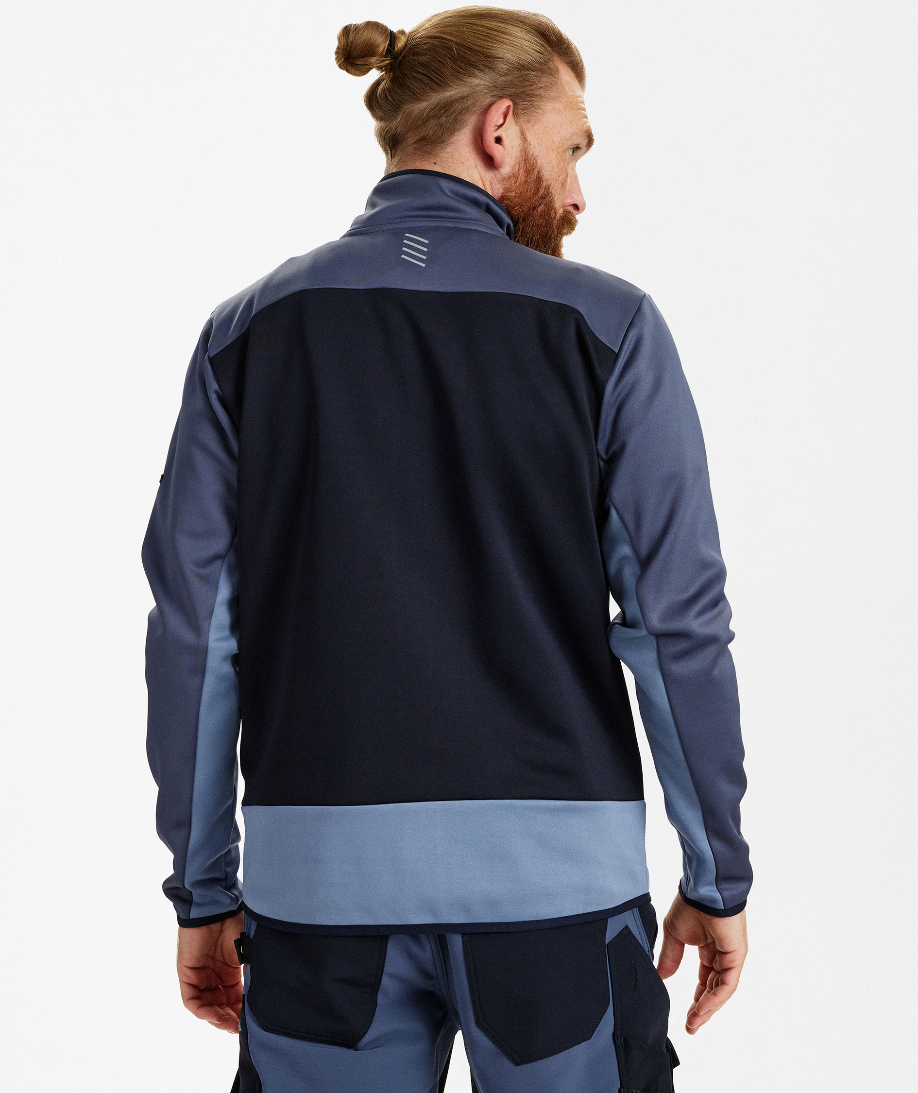 Engel Entire midlayer cardigan, Deep Blue/Dark Sea, large image number 4