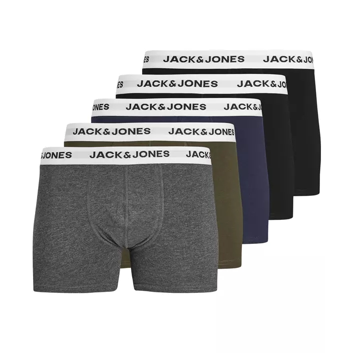 Jack & Jones JACBASIC 5-pack boksershorts, Forest Night, large image number 0