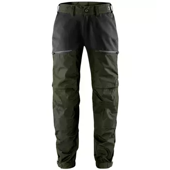 Fristads Outdoor Carbon semistretch trousers, Army Green/Black