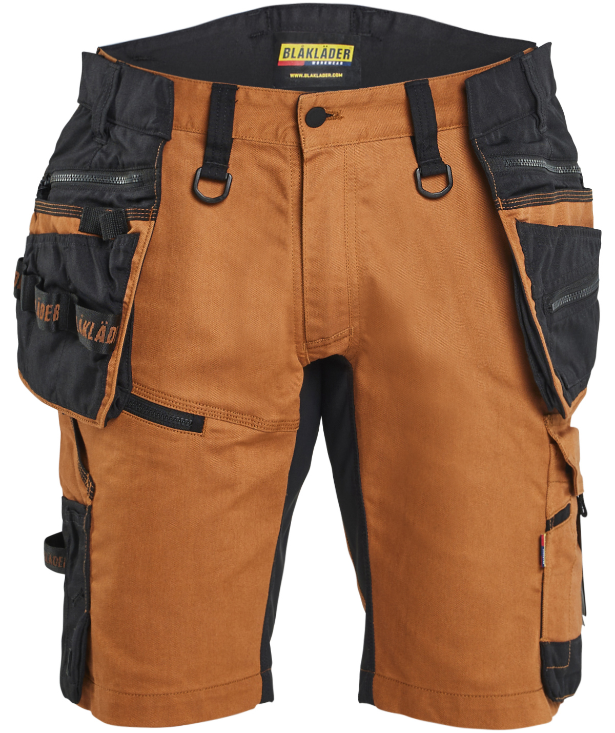 Bl&aring;kl&auml;der Striker craftsman shorts, Rust/black, large image number 0