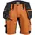 Blåkläder Striker håndværkershorts, Rust/sort, Rust/sort, swatch