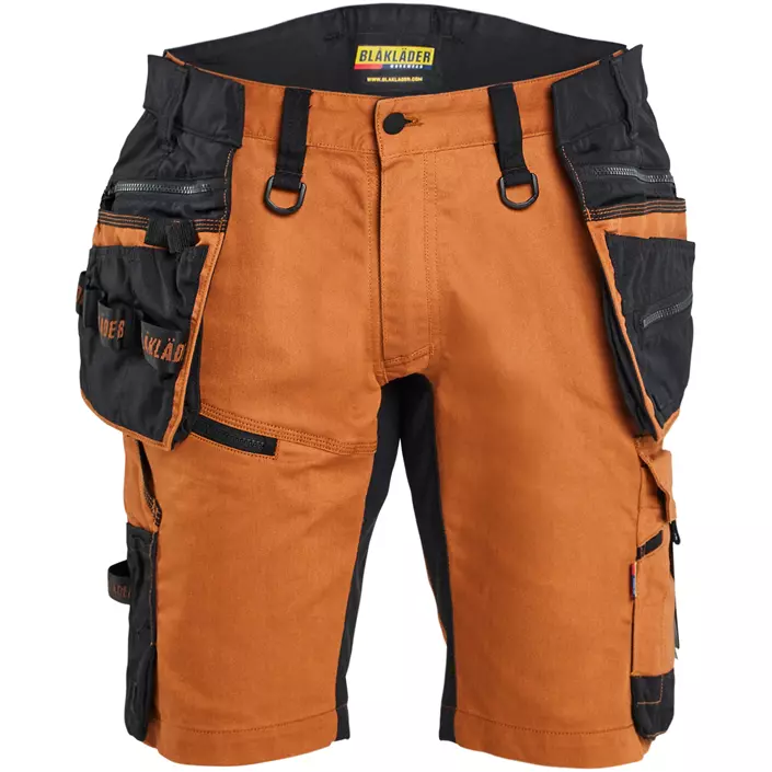 Blåkläder Striker håndværkershorts, Rust/sort, large image number 0