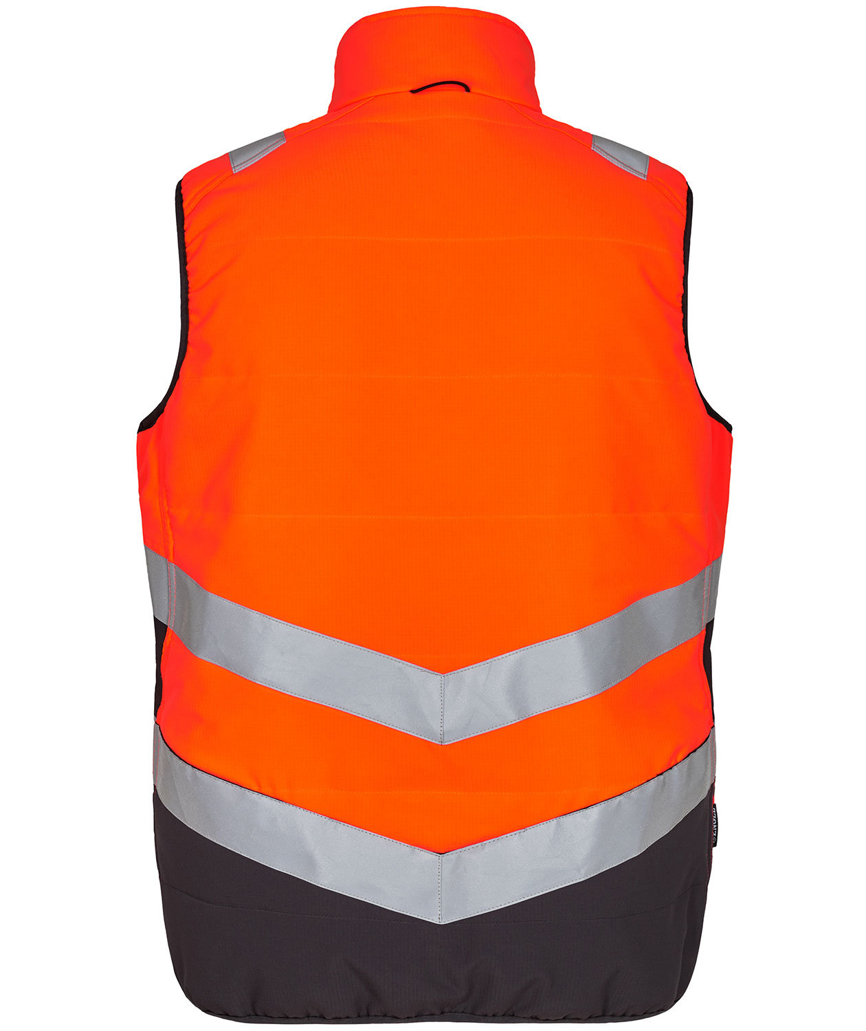 Engel Safety quiltet vest, Hi-vis orange/Gr&aring;, large image number 1