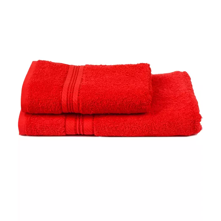 YOU Luxus håndklæde, Rød, large image number 0