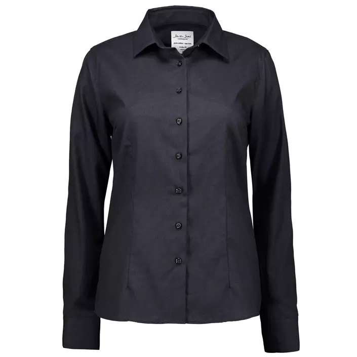 Seven Seas Dobby Royal Oxford modern fit dameskjorte, Koksgrå, large image number 0