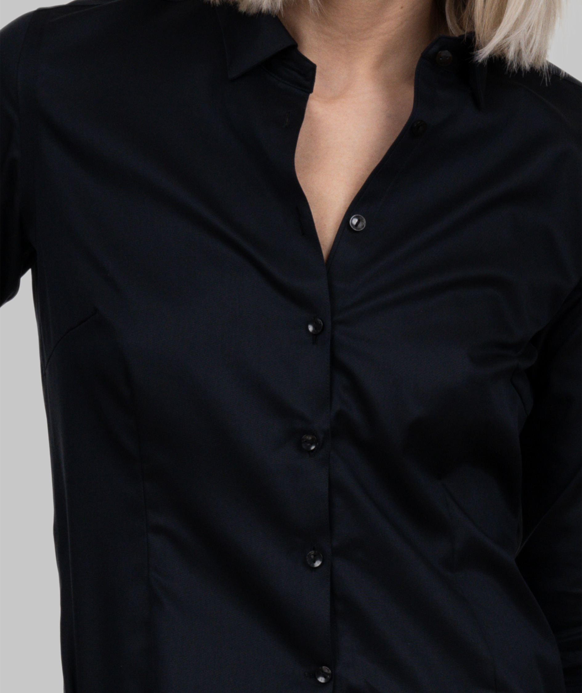 J. Harvest & Frost Black Bow 60 lady fit skjorta, Svart, large image number 5