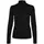 Vero Moda VMALBERTE langärmliges Damen T-Shirt mit Rollkragen, Black, Black, swatch