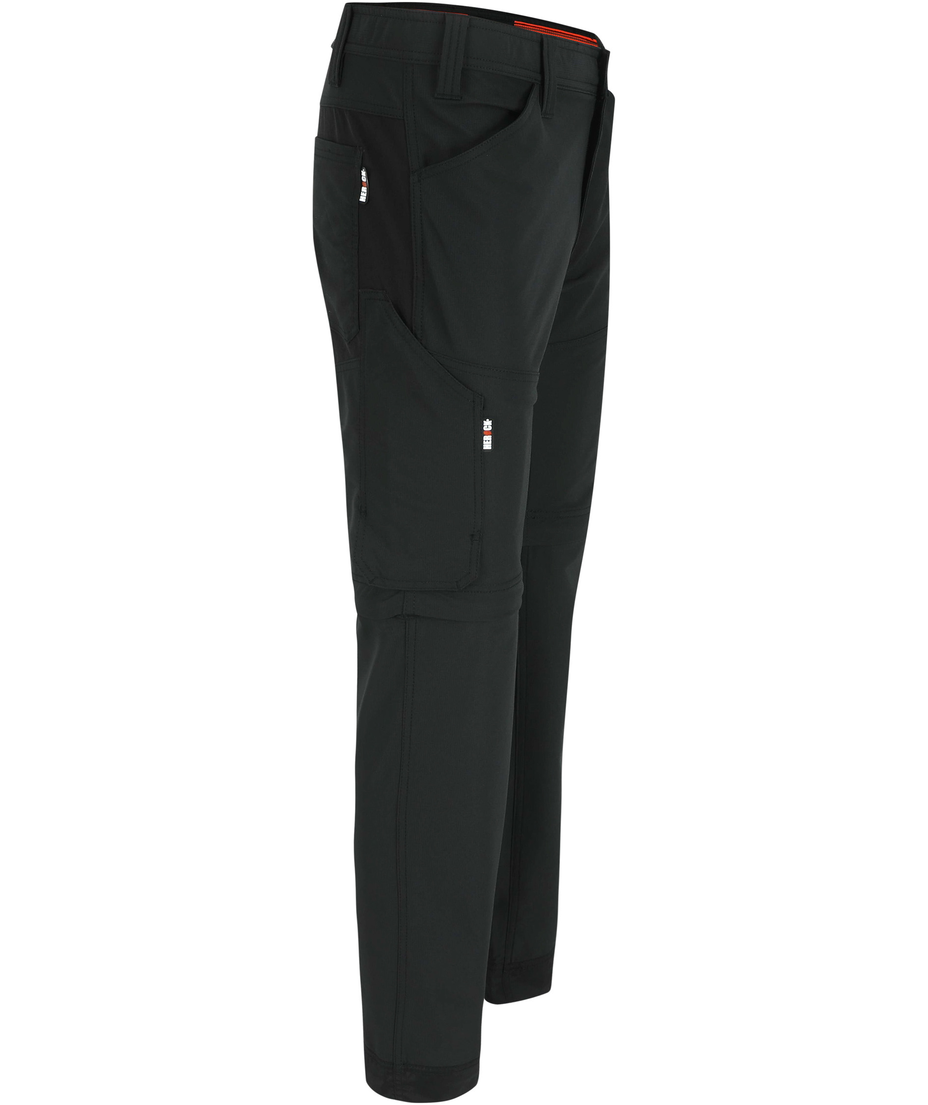 HEROCK Tornado Zip-off service trousers, Black, large image number 7