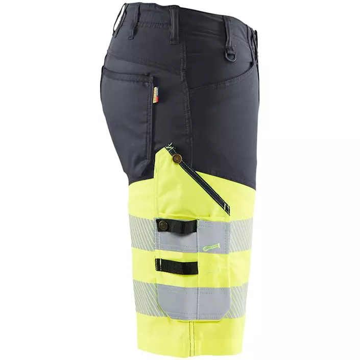 Blåkläder arbetsshorts, Grå/Varsel Gul, large image number 3