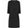 CC55 Rome women's dress 3/4 sleeves, Black, Black, swatch