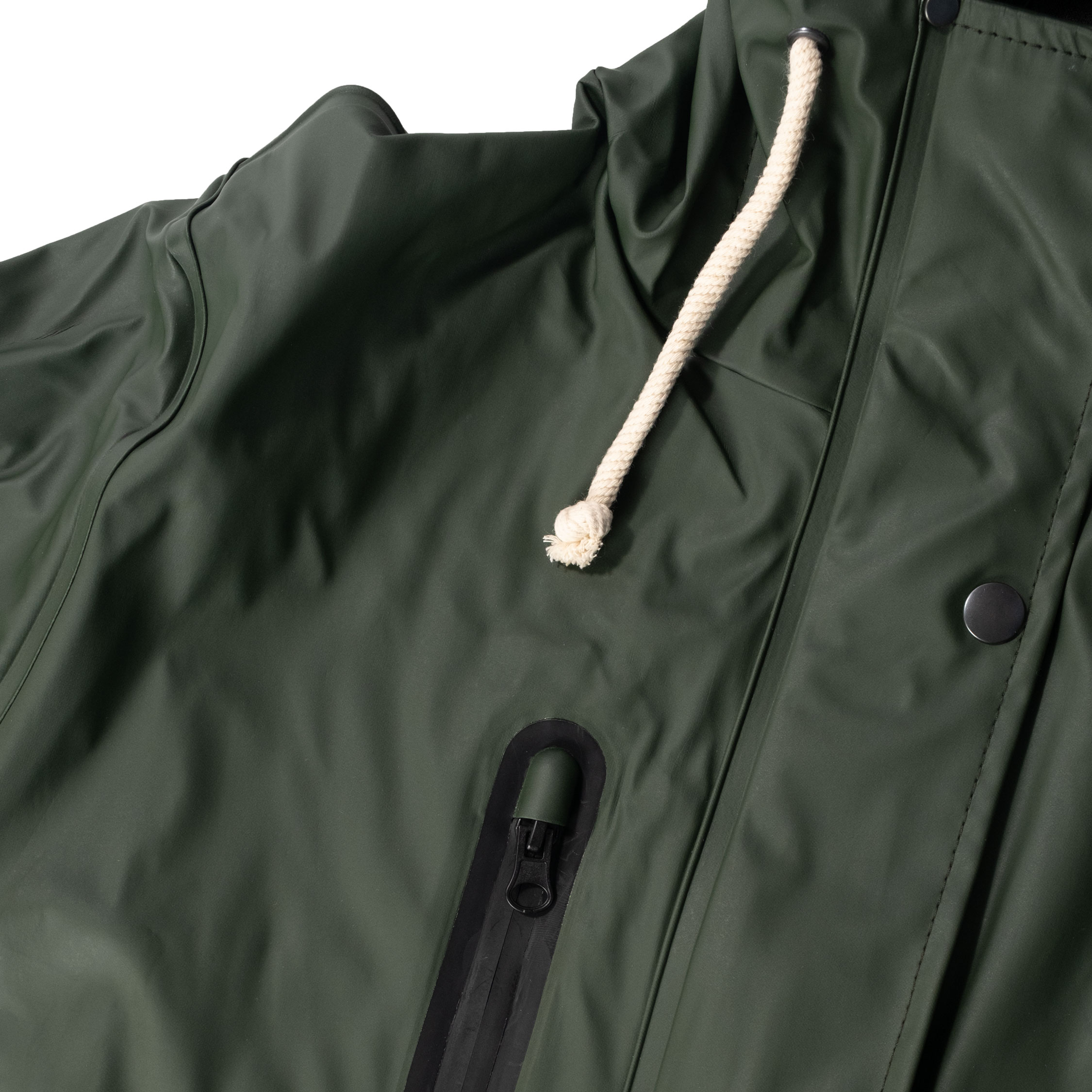 ELKA Recycled PU women's raincoat, Olive, large image number 4