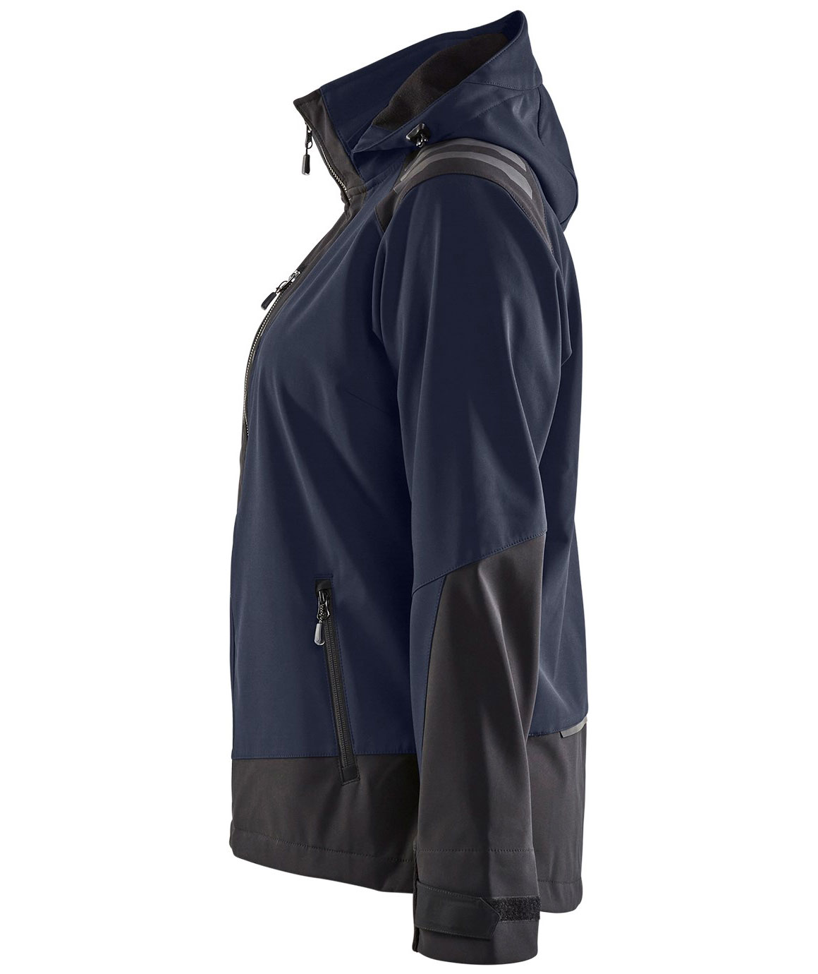 Bl&aring;kl&auml;der women's softshell jacket full stretch, Navy/Black, large image number 3