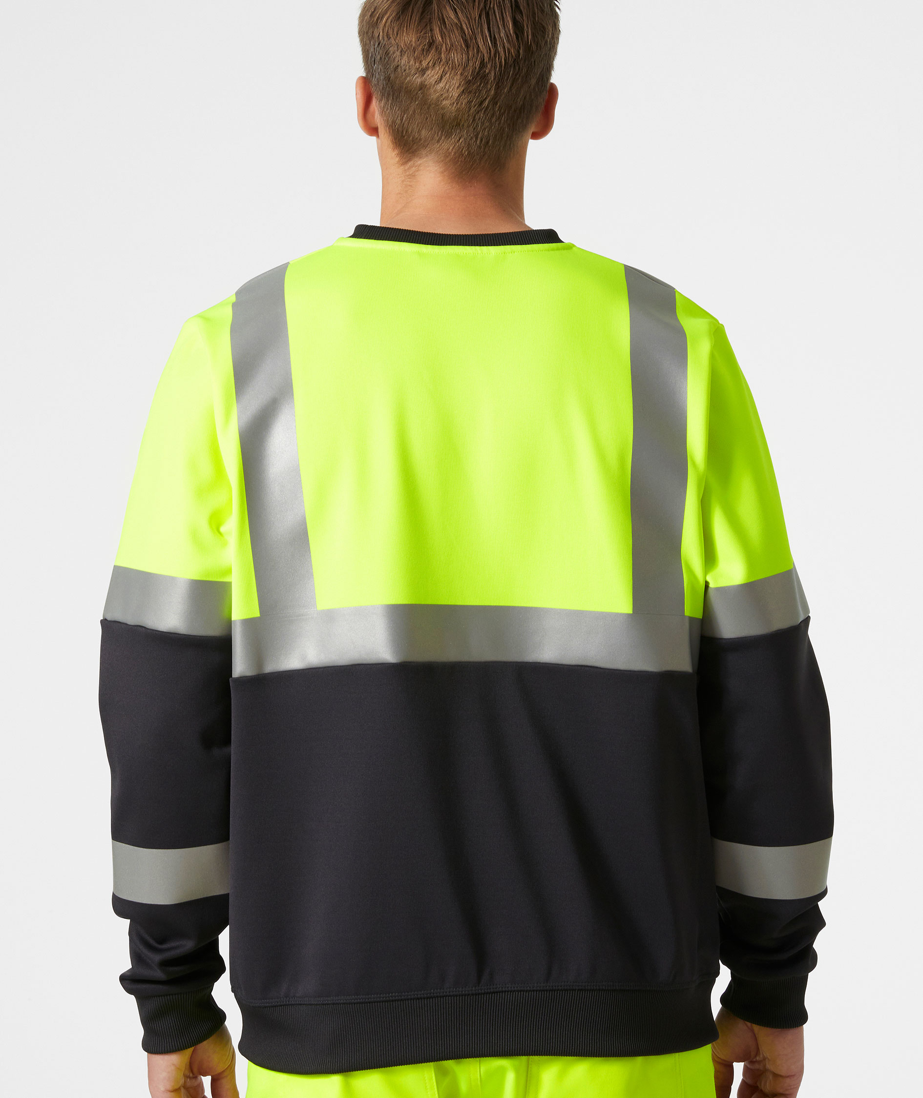 Helly Hansen Addvis sweatshirt, Hi-vis yellow/Ebony, large image number 3