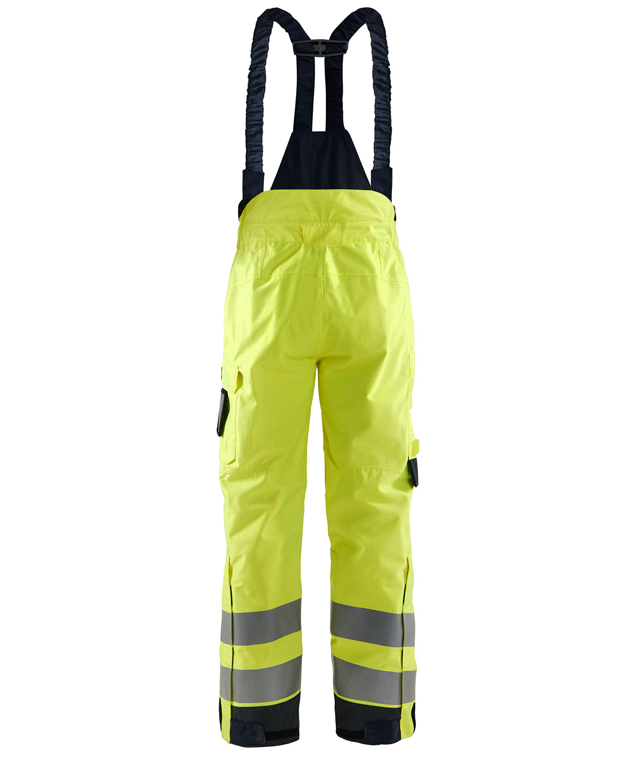 Bl&aring;kl&auml;der Multinorm Shellhose, Hi-vis gelb/marineblau, large image number 1
