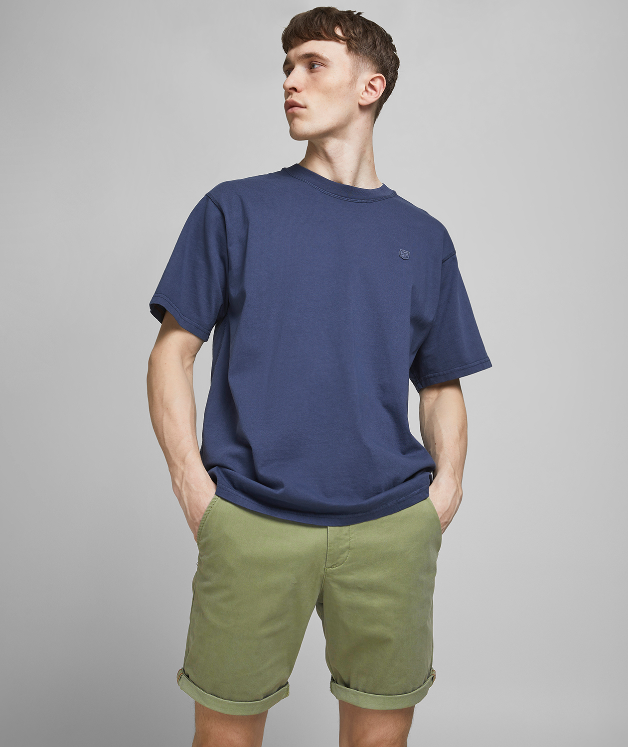 Jack & Jones JPSTBOWIE Chino shorts, Deep Lichen Green, large image number 1