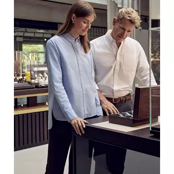 Seven Seas Oxford lang Modern fit dameskjorte