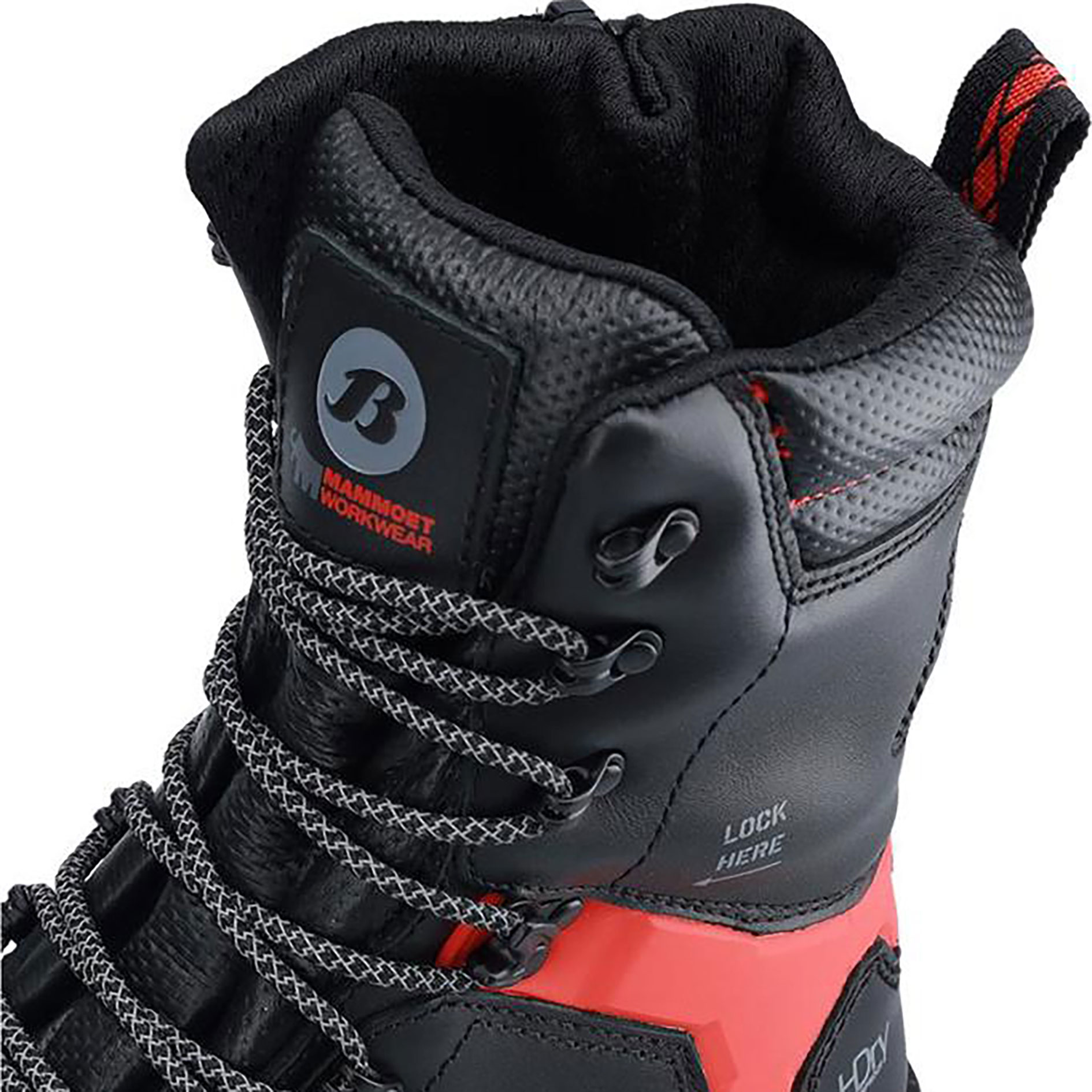 Bata Industrials 66477 Mammoet Bolster safety boots S3, Black/Red, large image number 3