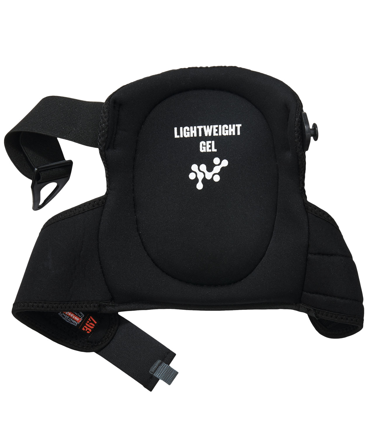 Ergodyne ProFlex 367 kneepads, Black, Black, large image number 2