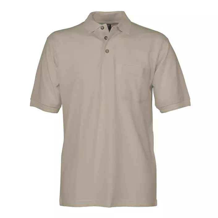 Jyden Workwear polo T-skjorte, Sand, large image number 0