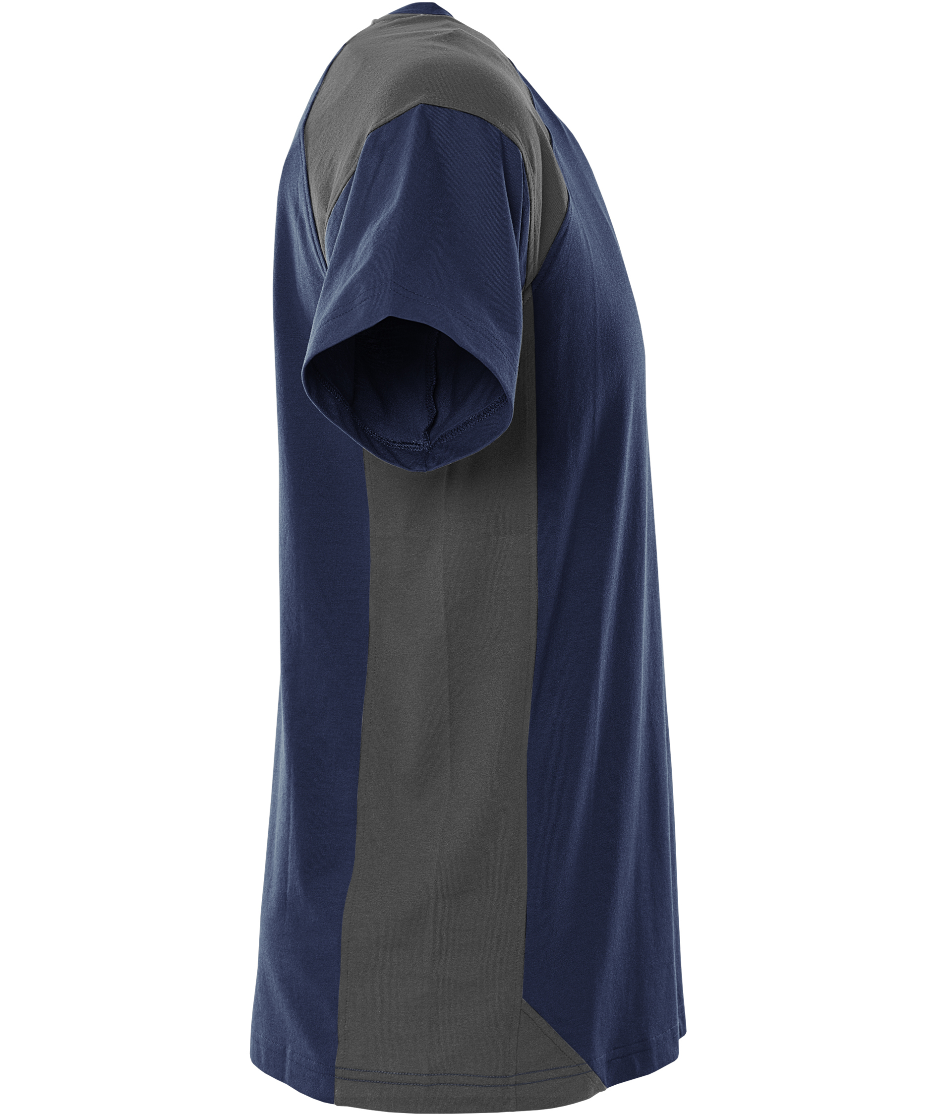 Fristads Heavy T-shirt 7046 GTM, Marine Blue/Grey, large image number 2