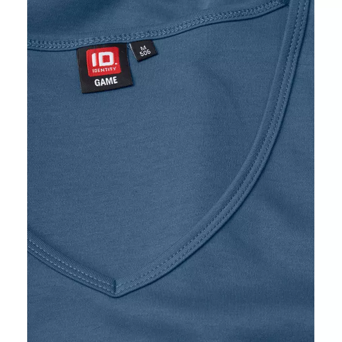 ID Interlock dame T-shirt, Indigoblå, large image number 3