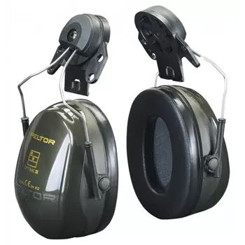 Peltor Optime II H520P3 høreværn til hjelmmontering, Grøn