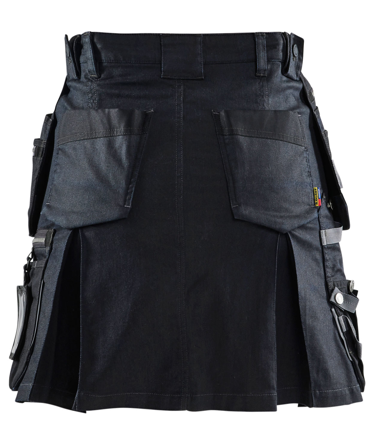 Bl&aring;kl&auml;der craftsman skirt, Marine Blue/Black