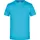 James & Nicholson T-skjorte Round-T Heavy, Turquoise, Turquoise, swatch