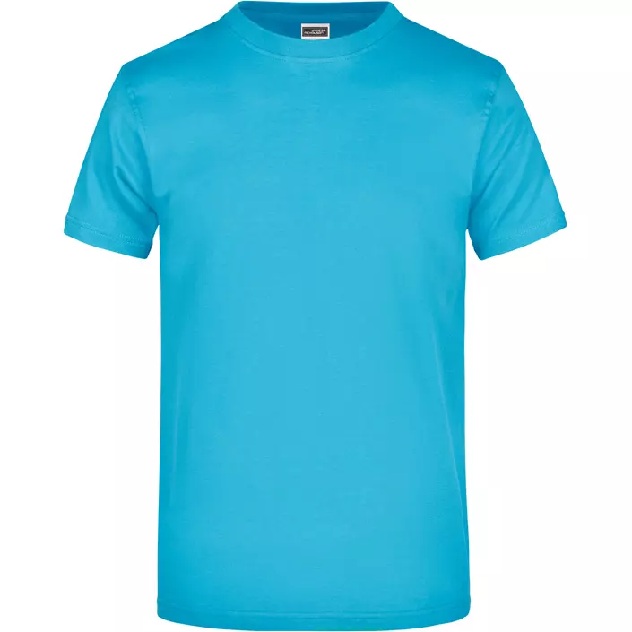 James & Nicholson T-skjorte Round-T Heavy, Turquoise, large image number 0