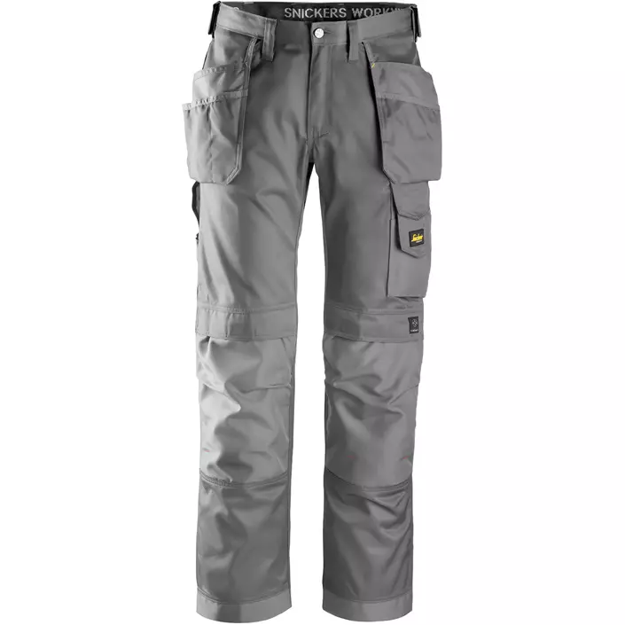 Snickers craftsman’s work trousers DuraTwill, Grey, large image number 0