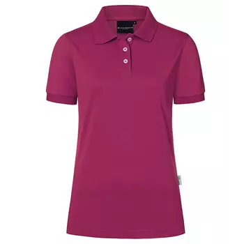 Karlowsky Modern-Flair women's polo shirt, Fuchsia